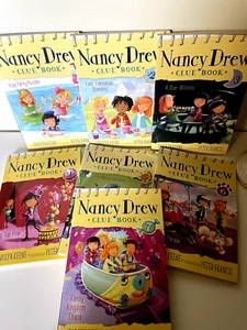 Lot of 7 Nancy Drew Clue Book Series - Cute Chapter Books for Younger Girls PB - Bild 1 von 11
