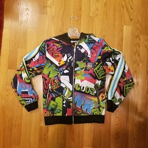 Demolition [Brand]Jacket Boys 14/16 w/ Attached Hood Full Zip Front + Zip Pkts - Picture 1 of 5