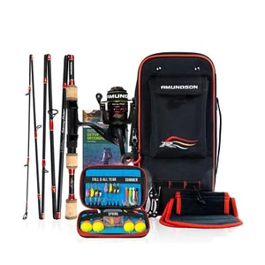 Amundson Fishing Rod and Reel Combo Automatic Expansion Graphite Carbon Rod A... - Picture 1 of 9