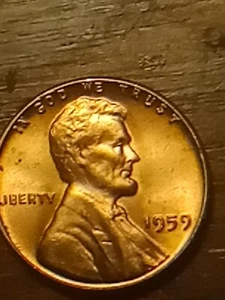 1959 PROOF Lincoln Cent Penny  - Picture 1 of 7