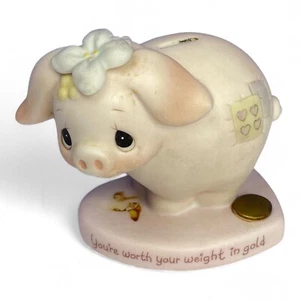 1982 Jonathan & David You're Worth Your Weight in Gold Pig Figurine #E-9282 - Picture 1 of 7