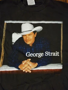 Camiseta Festival George Strait Country Music Tultex X-Large 100% Algodón Negro - Imagen 1 de 10
