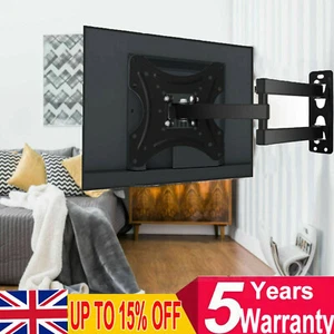 TV Wall Bracket Mount Tilt Swivel for Samsung Sony LG 14 26 32 40 43 47 inch UK - Picture 1 of 14