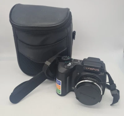 Olympus SP-500 UZ 6.0 Megapixel 10x Optical Zoom Bridge Digital Camera Black VGC - Image 1 of 4