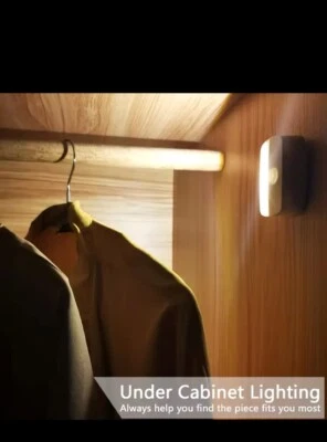 Luce LED con Sensore di Movimento Batteria per Armadio Guardaroba Corridoio Scal - Immagine 1 di 2