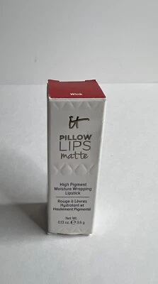 IT COSMETICS Pillow Lips Matte High Pigment Moisture Wrapping Lipstick WINK - Image 1 of 4