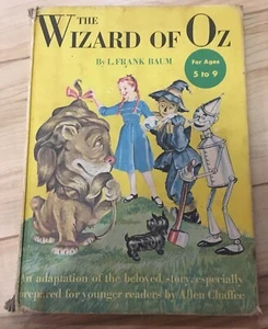 VTG 1950 Children’s Book, “THE WIZARD OF OZ”, By Frank Baum, RANDOM HOUSE - Picture 1 of 8