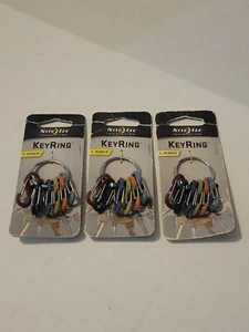 3 Nite Ize Key ring. Stainless, 6 Key Rings, 18 total. - Picture 1 of 6