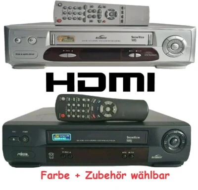 Videorecorder 1 Jahr Garantie VHS HDMI  Videorekorder Original Fernbedienung - Bild 1 von 3