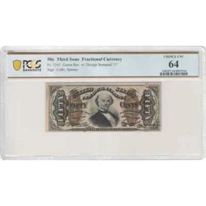 United States 50 Cents Fr#1341 Fractional Currency PCGS 64 Choice UNC - Picture 1 of 2