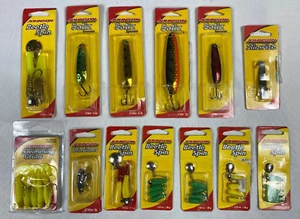 Johnson Salix Spoon Bait, Beetle Spin Variety Lot of 13 NEW BJ - Picture 1 of 1