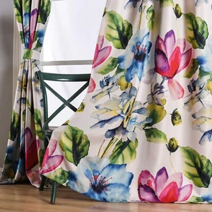 Taisier Home Stylish Living Elegant Abstract Colorful Curtains Printed,Colorf... - Picture 1 of 7