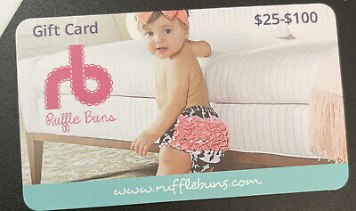 $60 Ruffle Buns Gift Card*Diaper Cover•Baby Care*Baby Shower Gift • 9$