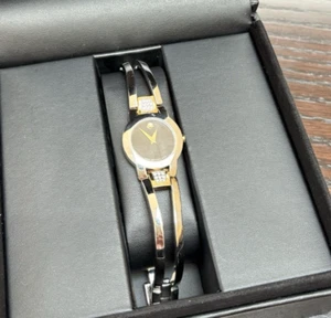 EXCELLENT 18 DIAMOND Movado Amorosa Womens Watch Swiss Quartz $995 W Batt & BOX - Picture 1 of 16