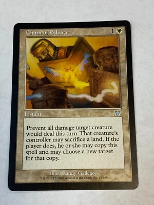Chain of Silence -  Magic the Gathering MTG Onslaught Single Card - Image 1 of 2