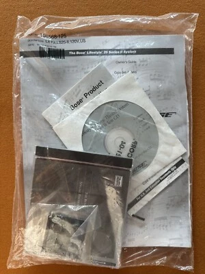 Bose Lifestyle 25 Serie II Manual del usuario del propietario Guía sellada Foto 1 de 3