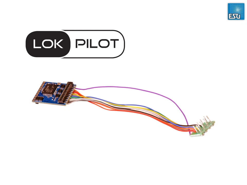 ESU 59610 Spur H0/0 LokPilot 5 DCC/MM/SX/M4, 8-pin NEM652 - Bild 1 von 1