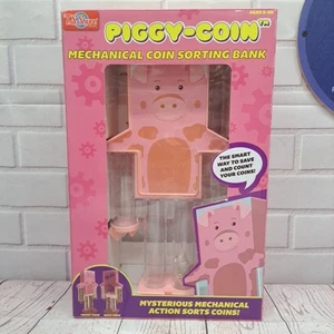 Sparschwein Münzsortierbank Spielzeug verpackt mit Schloss und Schlüssel, neu im Karton - Bild 1 von 9