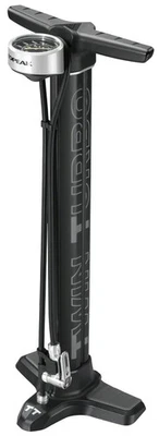 Topeak Joe Blow Twin Turbo Floor Pump - High-Volume, Dual-Stage Inflation with - Image 1 of 4