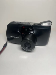 Olympus Stylus Infinity Zoom MJU 35mm Film Camera w/ 35-70mm Lens Black - Picture 1 of 5