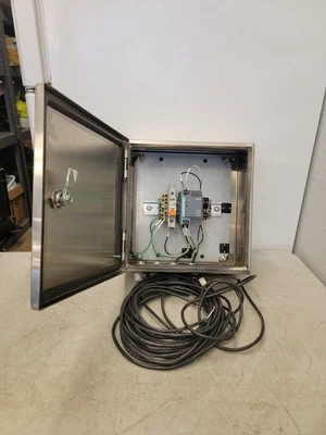 Gabinete elétrico Rittal 8018525 aço inoxidável com Siemens PSU100C e Phoenix - Imagem 1 de 4