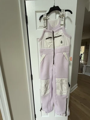 Free People Movement Hit the Slopes Pink Rose Quartz Overalls Ski Size XS NWT - Image 1 of 4