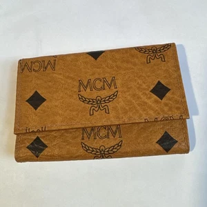 Vintage MCM Logo Visetos Leder 4 Ringe Schlüsseletui Designer - Bild 1 von 8