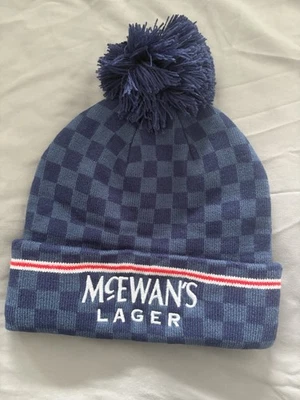 Rangers Retro Bobble Beanie Hat 1987/88 - Image 1 of 2