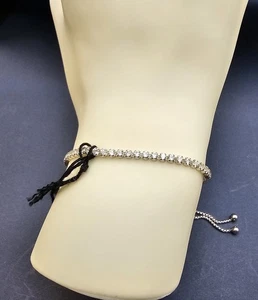 *BRAND NEW* Pandora Sterling Silver Sparkling Slider Tennis Bracelet 599375C01 - Picture 1 of 19