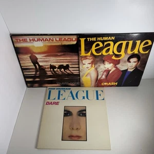 Human League Vinyl LP Lot Crash Dare Travelogue A&M Records Gatefold - Imagen 1 de 22