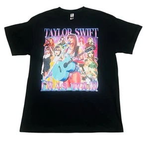 Taylor Swift The Eras Tour Shirt large Black NWOT - Picture 1 of 2
