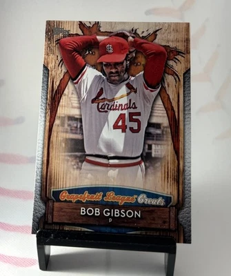 2019 Topps Series 1 #GLG-10 Bob Gibson GRAPEFRUIT LEAGUE GREATS INSERT - Image 1 of 2