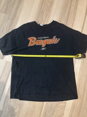 Vintage Cincinnati Bengals Script T Shirt Size Large L Reebok - Image 1 of 3