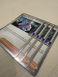 Pokemon 4x Colress’s Tenacity Holo Gym Promo Asia Limited Stamp 057/064 Playset - Picture 1 of 1