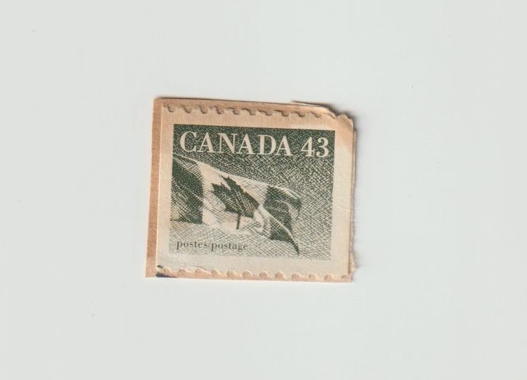 Canadá: La bandera canadiense, sello usado canadiense 1992 CA 1363 Foto 1 de 1