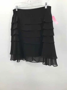 Pre-Owned JS Collections Black Size 8 A-Line Mini Skirt - Picture 1 of 3