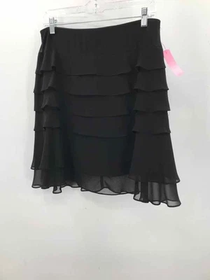 Pre-Owned JS Collections Black Size 8 A-Line Mini Skirt - Image 1 of 3