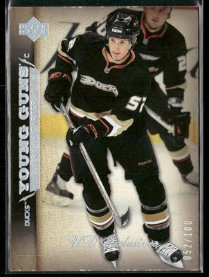 2007-08 Upper Deck Black Diamond Brian Gionta Ruby #52/100 #109 Jersey # - Image 1 of 2