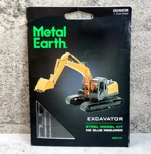 Metal Earth BAGGER Stahl Modellbausatz farbig 3D Laser geschnitten NEU versiegelt - Bild 1 von 4