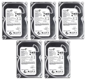 Lotto 5 Hard Disk Seagate Barracuda 500 GB 3,5" Sata 3 7200 rpm - Foto 1 di 2