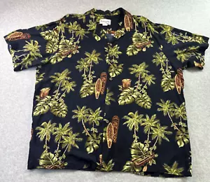 Bishop Street Apparel Hawaiian Shirt Mens Size 2XL Hawaii Floral Made in Hawaii - Picture 1 of 8