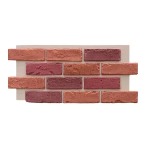 12 In. X 22-1/4 In. Multi-Color Brick Veneer Siding Half Panel - Picture 1 of 2