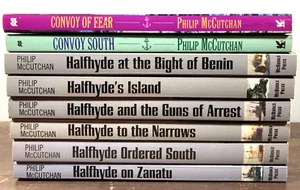 Philip McCutchan Halfhyde 1-4 6 7 & Convoy Series Lot 8 Trade PB Books VGC Naval - Picture 1 of 5