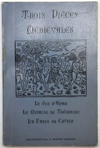 Trois Pieces Medievales by Le Jeu D' Adam Miracle de Theophile Farce Cuvier - Picture 1 of 9