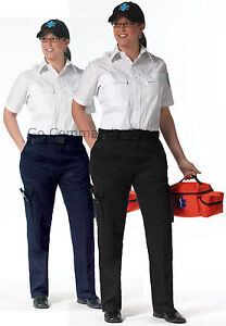 Women's EMT Pants Black or Blue - Womens E.M.T. Pant Sizes 2 - 22 / 7 Pockets