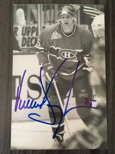 Vintage Montreal Canadiens Vincent Damphousse Autograph Postcard - Picture 1 of 7