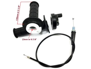 Twist Handle Assembly & Throttle Cable for Honda XR100 XR100R XR185 XR200 - Picture 1 of 4