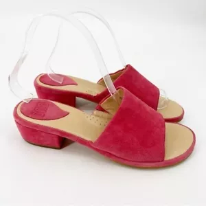 Ono Cara rosa Wildleder-Pantoletten Sandalen Größe 8M - Bild 1 von 9
