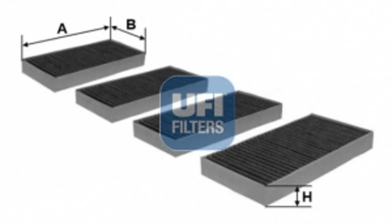 UFI Filtro Habitáculo de Carbón Activado para BMW 3er Coupé E92 E93 54.255.00 - Imagen 1 de 1