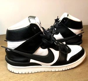 Nike x AMBUSH Dunk High Panda Black White CU7544-001 Size 10.5 Men's - Picture 1 of 20